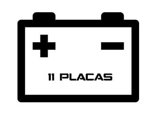 Baterías marca Capsa de 11 placas